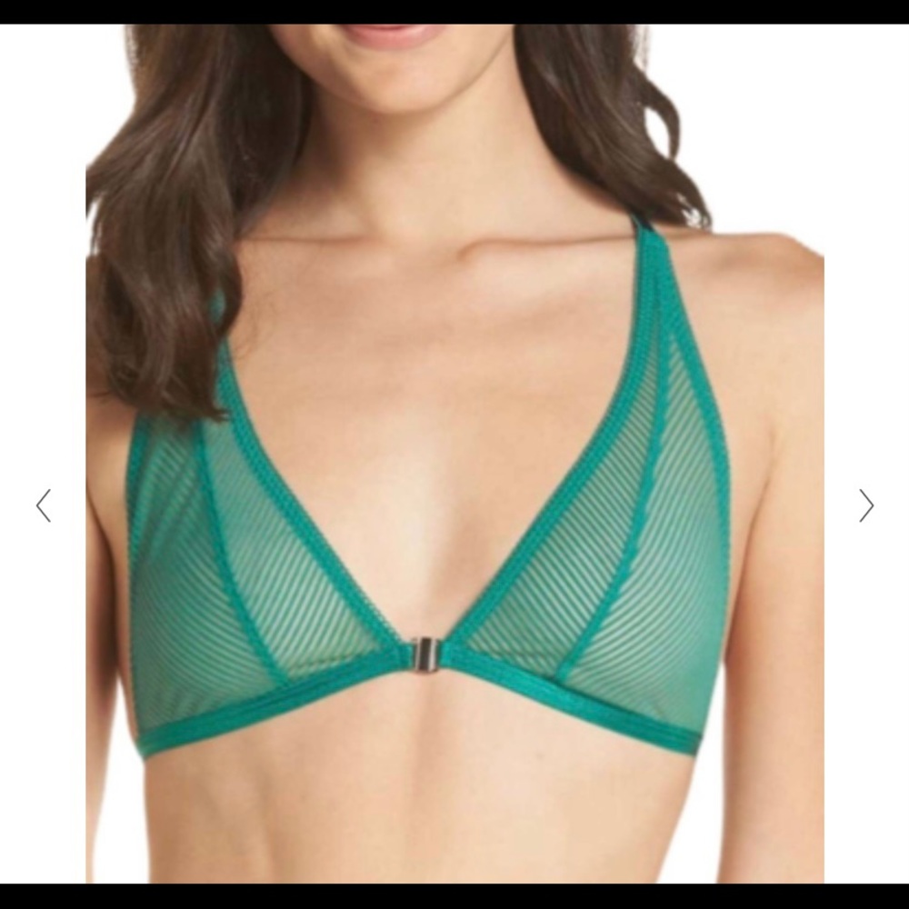 Free People Green Nadia bralette size xs, new with tags